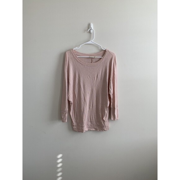 St. Tropez West Light Pink Dolman Long Sleeve Top - XL - Picture 1 of 5